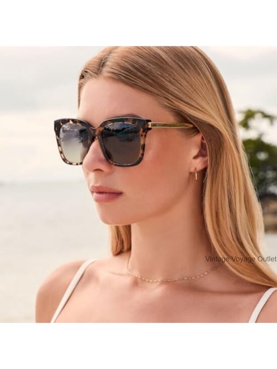 DIFF Bella Square Sunglasses for Women | Designer Frames | 100% UV Protection | main image 6